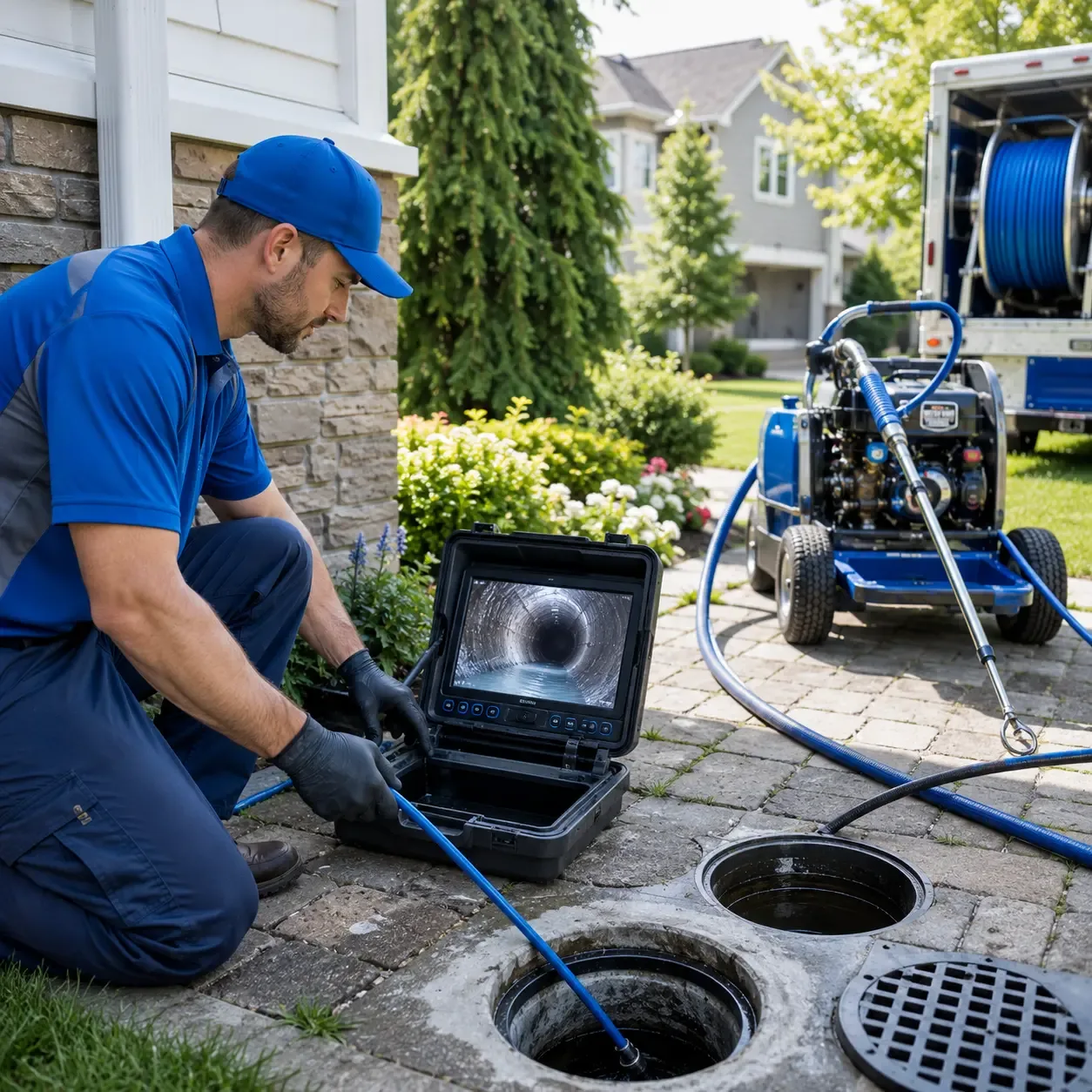 Outdoor drain cleaning professionals serving Goodwater, AL